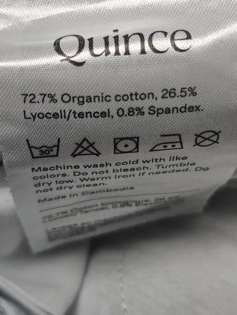 QUINCE BELLA STRETCH BARREL JEANS ATLANTIC BLUE 26 - Picture 7 of 7